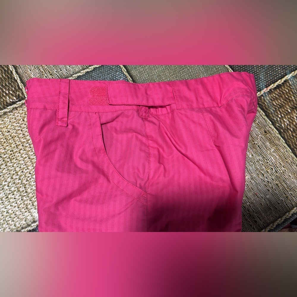 Billabong Kids' Bright Pink Cargo Pants for the snow - Picture 4 of 15